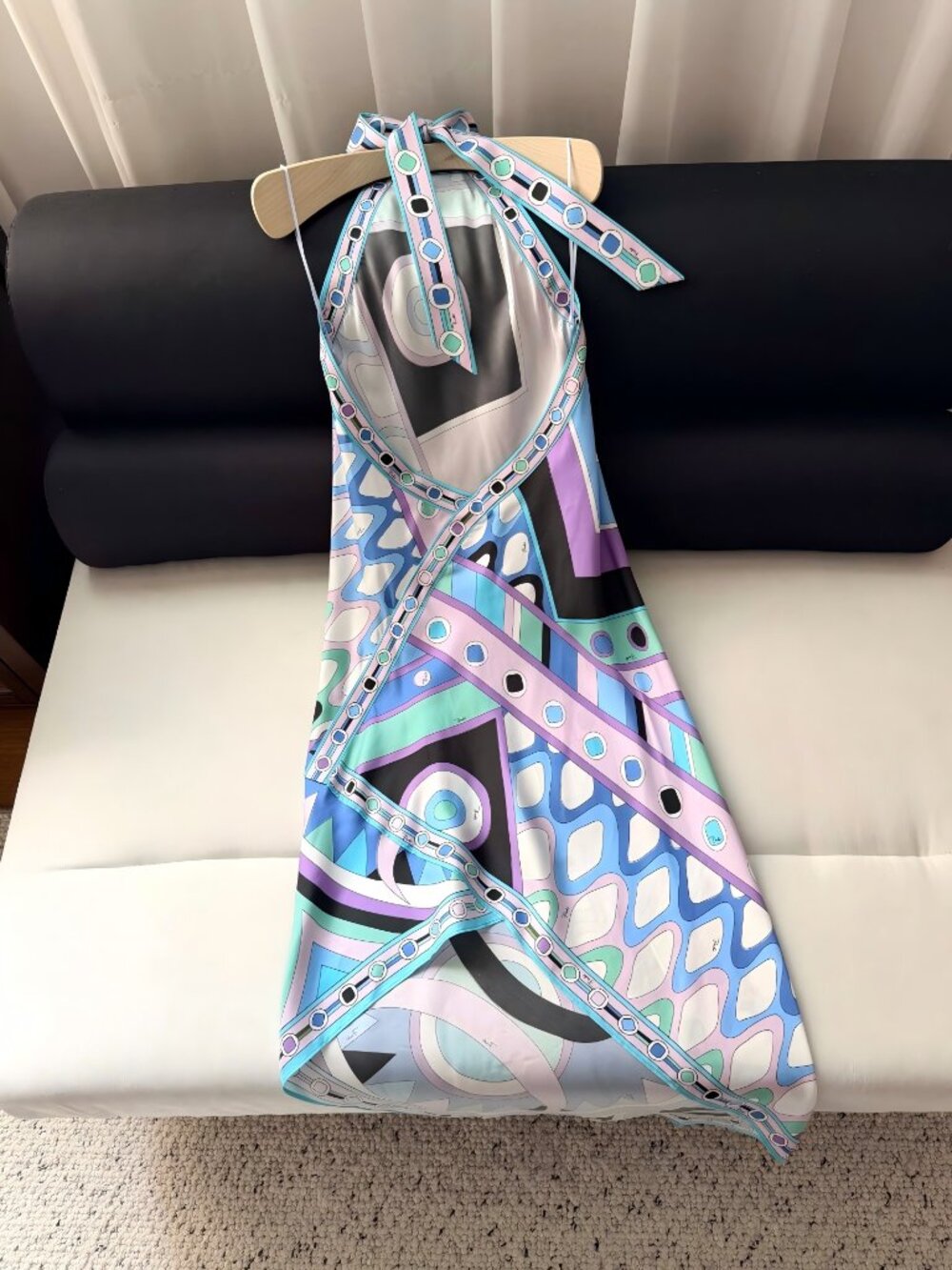 Pucci Vivara halterneck silk midi dress - Picture 13 of 13